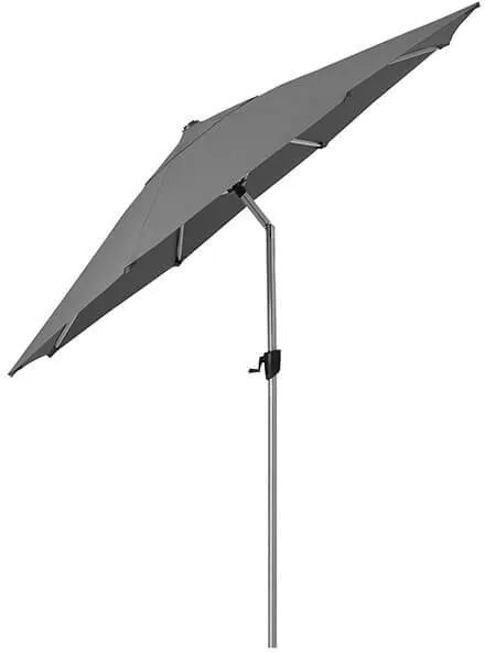 Cane-Line Sunshade-varjo m/ kallistus - Ø 300 cm - Antrasiitti
