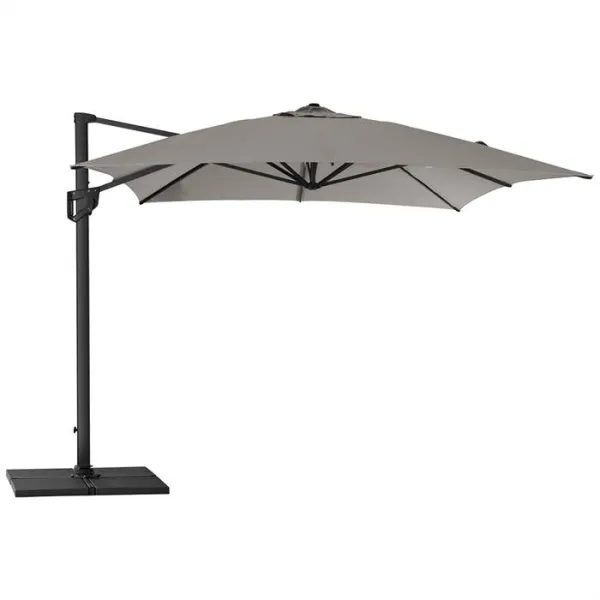 Cane-Line Hyde Luxe -aurinkovarjo jalustalla - 3x4 m.