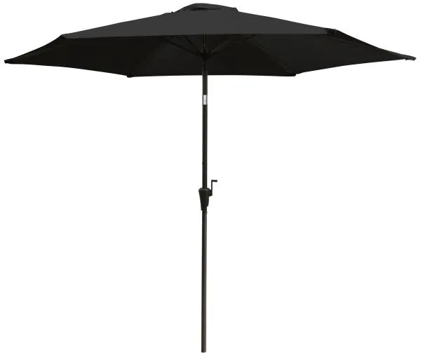 Parasol musta 3m kallistustoiminnolla