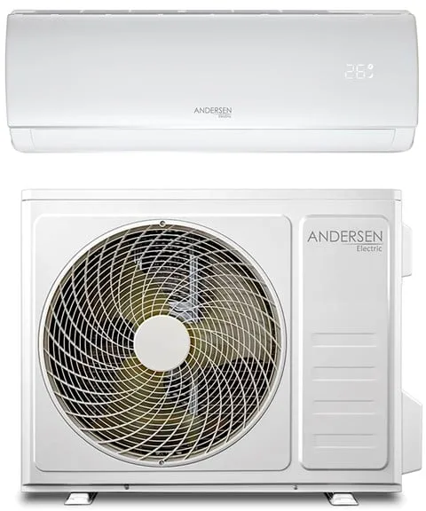 Andersen Electric AE 18000 ilma/ilmalämpöpumppu, WiFi:llä, 6 kW, 5–135 m², valkoinen